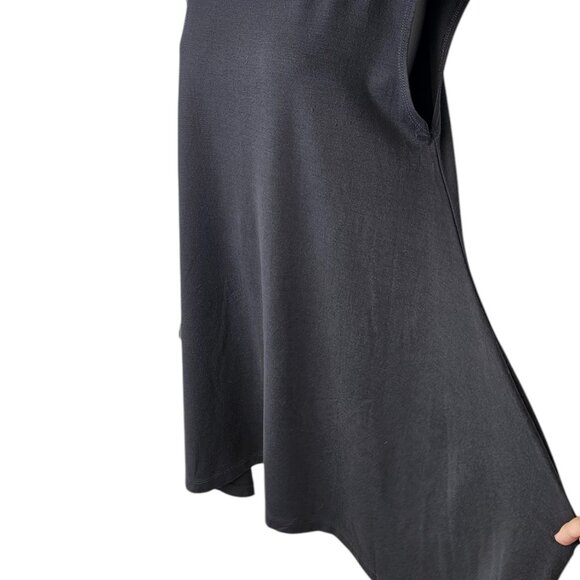 Bryn Walker Womens Zia Tunic, Sleeveless, Lagenlook, Side Panels, Grey, Size M - Picture 8 of 8